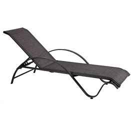 Aurinkotuoli Home4you Boston, musta/harmaa