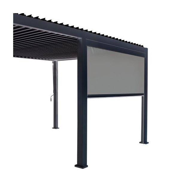 Rullakaihdin Home4you Mirador, 400cm, harmaa