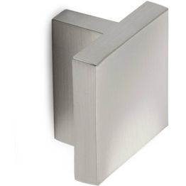 Nuppivedin Habo Joey 40x40mm harjattu nikkeli