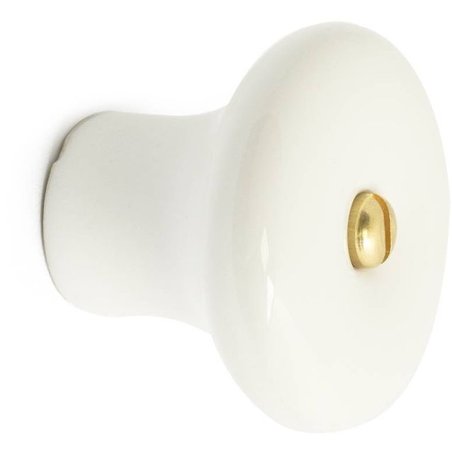 Nuppivedin Habo Carlos Ø36mm valkoinen