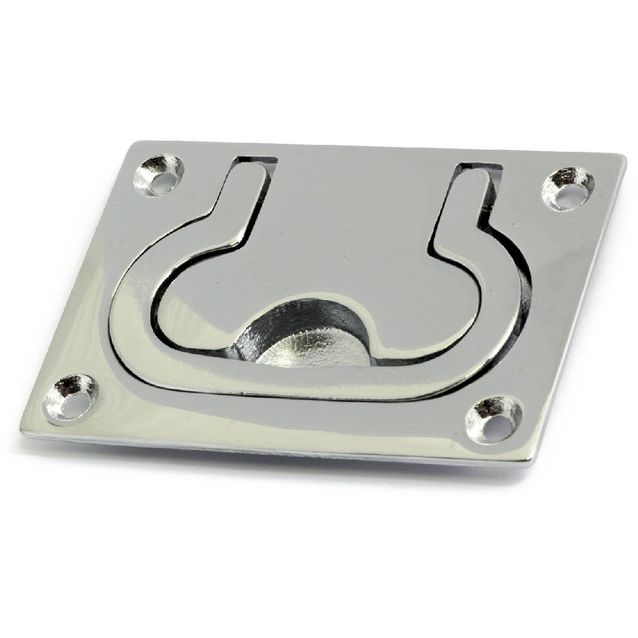 Lattialuukun vedin Habo 1129 77x54mm kromi