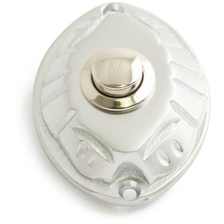 Ovikellonpainike Habo 543 mattakromi