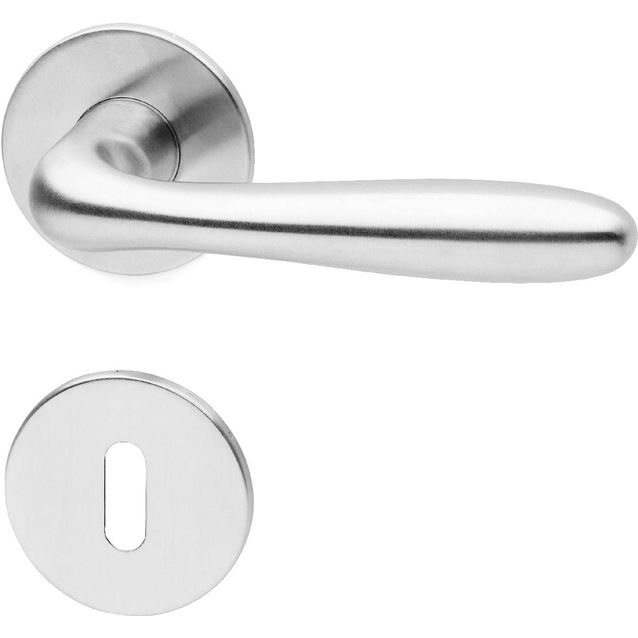 Väliovenpainike Habo London avainkilvellä teräs