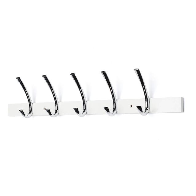 Vaatenaulakko Habo Curve 5-osainen valkoinen