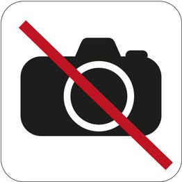 Valokuvaaminen kielletty -kyltti Habo 80x80mm