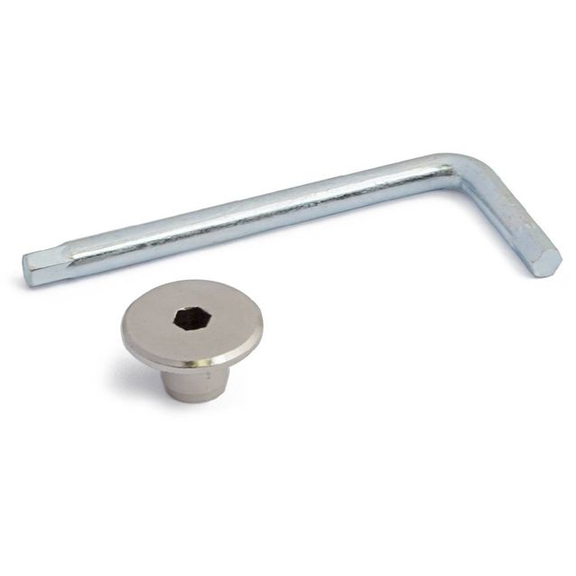 Hattumutteri Habo 1517 M6 4kpl niklattu