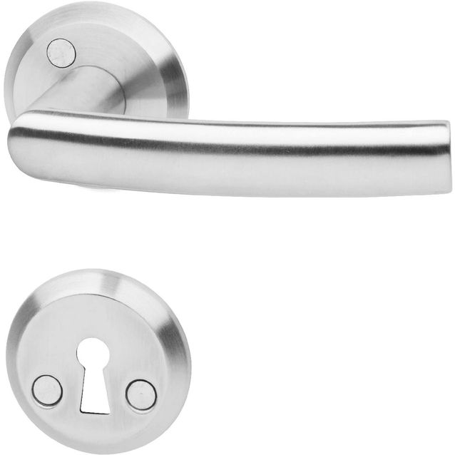 Väliovenpainike Habo Atlanta avainkilvellä teräs