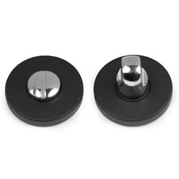 Wc-vääntönuppi Habo H262 musta/kromi