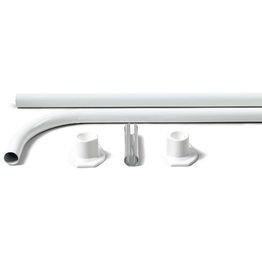 Suihkuverhotanko Habo 7020 900x900mm valkoinen