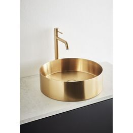 Malja-Allas Hafa Circle Steel, harjattu messinki