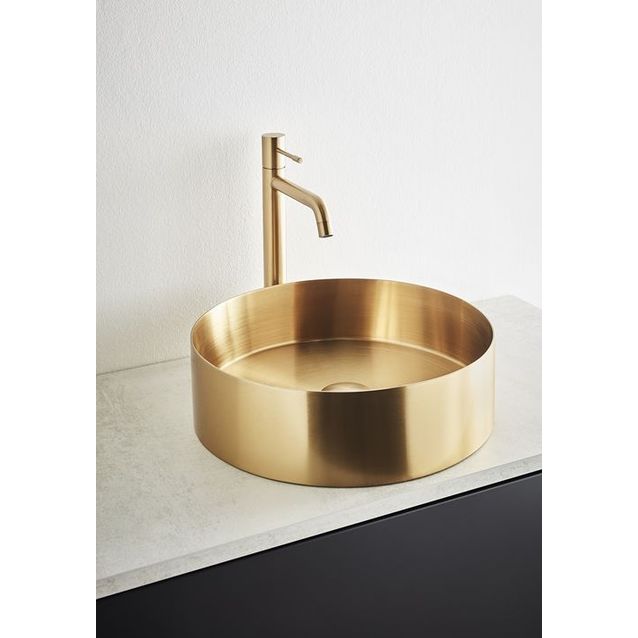 Malja-Allas Hafa Circle Steel, harjattu messinki