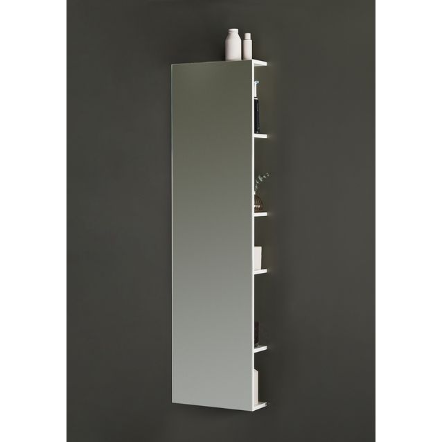 Kokovartalopeili säilytystilalla Hafa Store, 400 mm, valkoinen