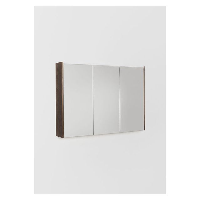 Peilikaappi LED-valolla Hafa Shift, 1000x146mm, pistorasia oikea, savu tammi