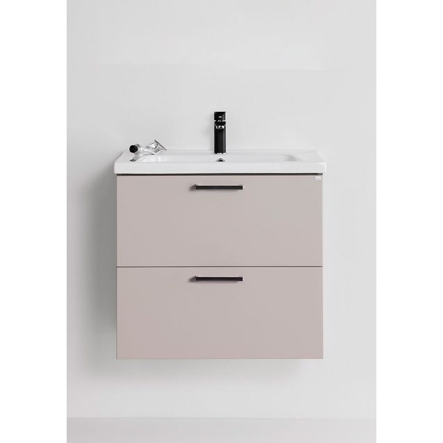 Allaskaappi altaalla Hafa Silk, 600 mm, vaalea beige