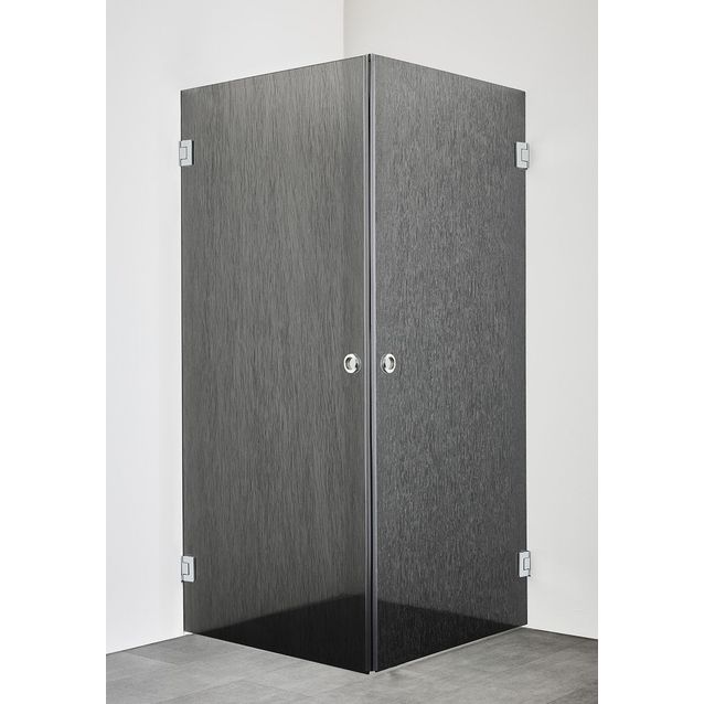 Suihkunurkka Hafa Infinity Lace 80x80, lace-lasi, kromiprofiili