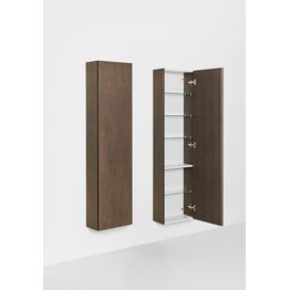 Kylpyhuoneen korkea kaappi Hafa Go Compact, 155.5x40x20cm, hyllyillä, eri värejä