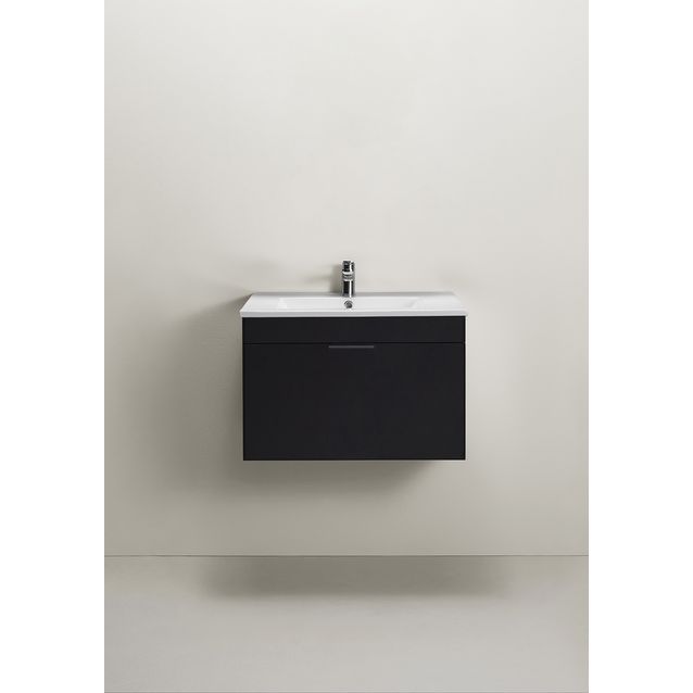 Allaskaappi altaalla Hafa Go, 610 mm, musta