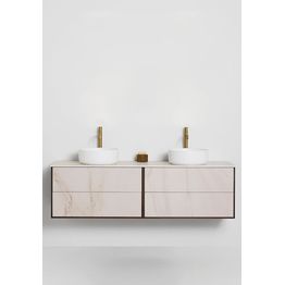 Allaskaappi Hafa Edge Stone, 462x1610x462mm, 4 ltk, savu tammi