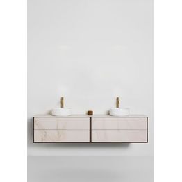 Allaskaappi Hafa Edge Stone, 462x2010x462mm, 4 ltk, savu tammi