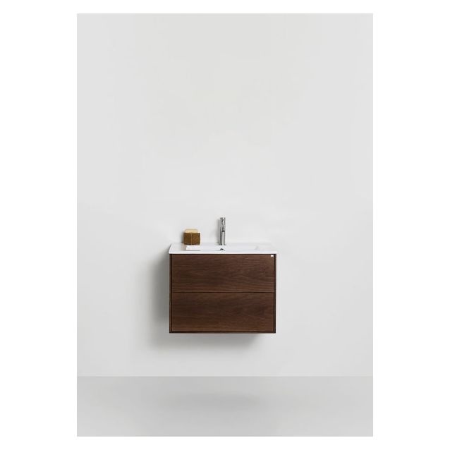 Allaskaappi altaalla Hafa Edge, 470x610x465mm, savu tammi