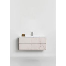 Allaskaappi altaalla Hafa Edge Stone, 470x1010x465mm, 2 ltk, savu tammi
