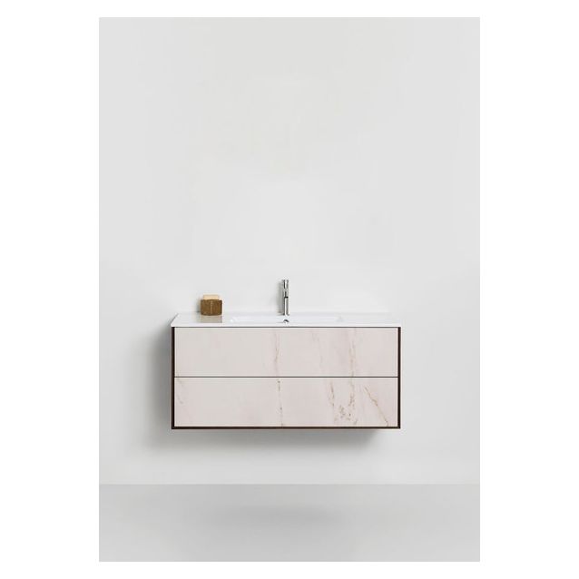 Allaskaappi altaalla Hafa Edge Stone, 470x1010x465mm, savu tammi