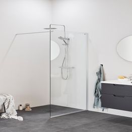 Suihkuseinä Noro Frost Dv , 1150 mm, kirkas lasi, kromiprofiili
