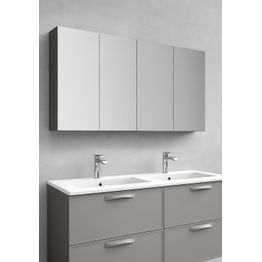 Peilikaappi Noro Flex, 1200 mm, matta vaaleanharmaa