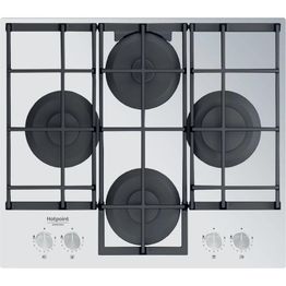 Kaasuliesitaso Hotpoint-Ariston HAGS61FWH, 60cm, 4-liekkinen, valkoinen