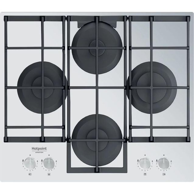 Kaasuliesitaso Hotpoint-Ariston HAGS61FWH, 60cm, 4-liekkinen, valkoinen