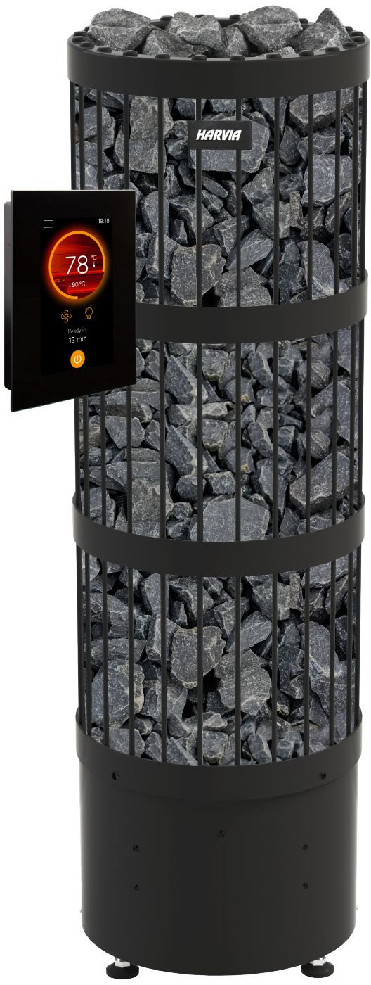 Sähkökiuas Harvia Cilindro Xenio PC70XE Black Steel 7 kW 6-10 m³