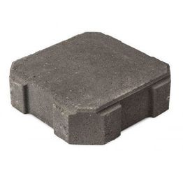 Hulelaatta HB-Betoni, 258x258x80mm, musta, 96kpl/lava