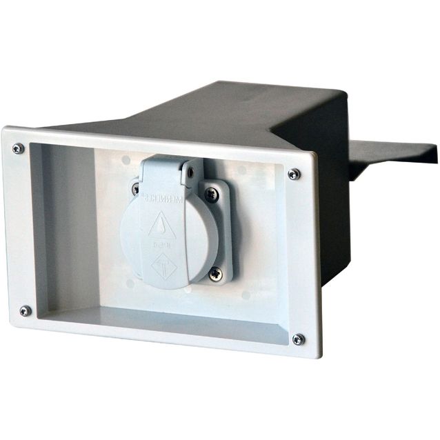 Vallipistorasia HB-Betoni, 160x98x190mm, 1-osainen, IP44, harmaa