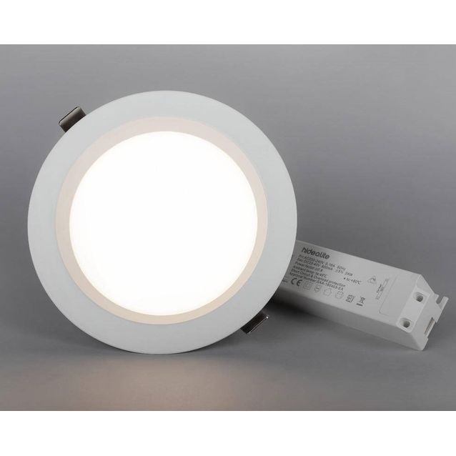 LED-alasvalo Hide-a-lite Plano Basic 190 valkoinen