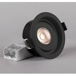 LED-alasvalo Hide-a-lite Level Quick ISO 3000K musta