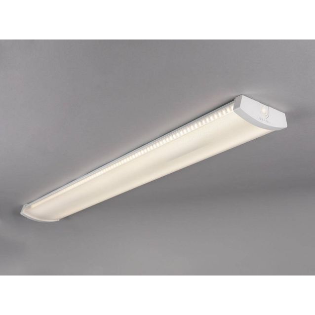 LED-teollisuusvalaisin Hide-a-lite Liteline Basic 1200 S tunnistimella 4000K IP44 valkoinen