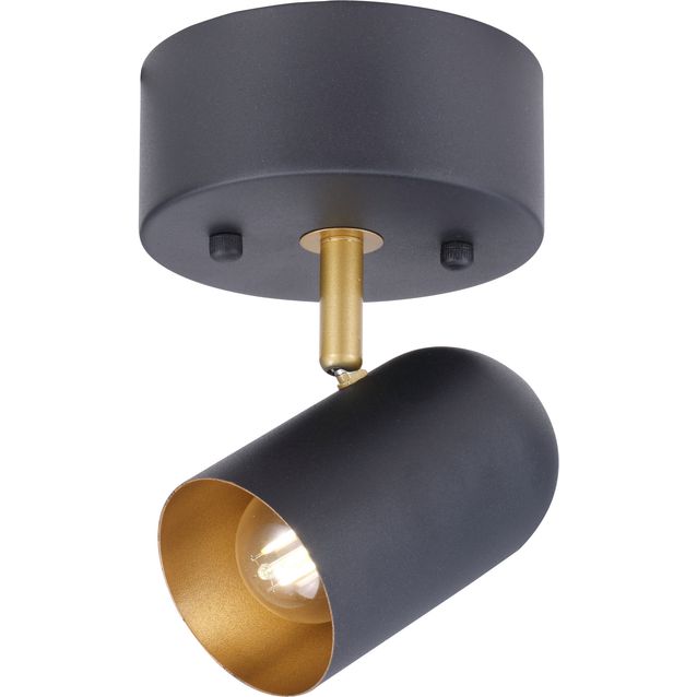 Kattospotti Heat Beaker 1-osainen E14 musta