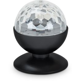 Pöytävalaisin Heat Disco LED RGB 3W musta