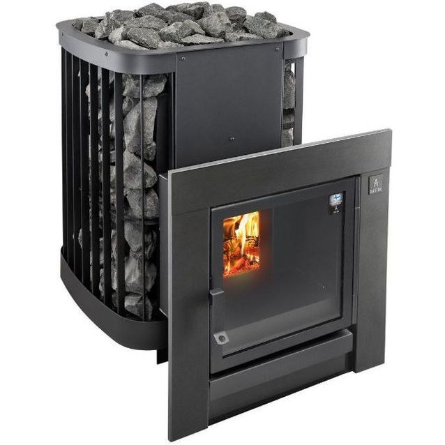 T-kiukaan etukehys Helo maalattu musta