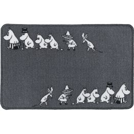 Kynnysmatto Muumi Tutkimusmatka 50x80cm harmaa