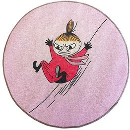 Pyöreä matto Muumi Myy liukumäessä Ø80cm