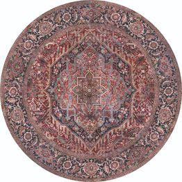 Pyöreä matto Hestia Gemma Ø133cm punainen