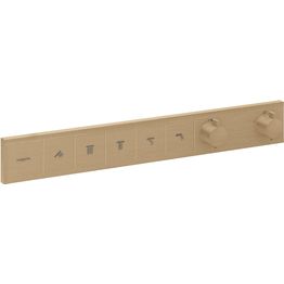 Termostaatti Hansgrohe RainSelect, 5:lle toiminnolle, piiloasennus, harjattu pronssi