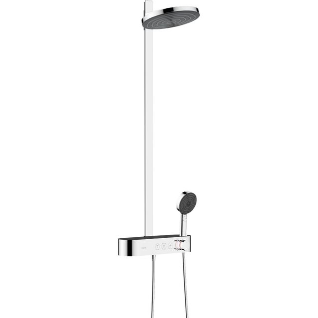 hansgrohe Pulsify S Showerpipe 260 2jet, Shower TabletSelect 400 suihkutermostaatti (Huom! Tuote ei sovellu kohteisiin, joissa on pintaan asennetut vesijohdot)