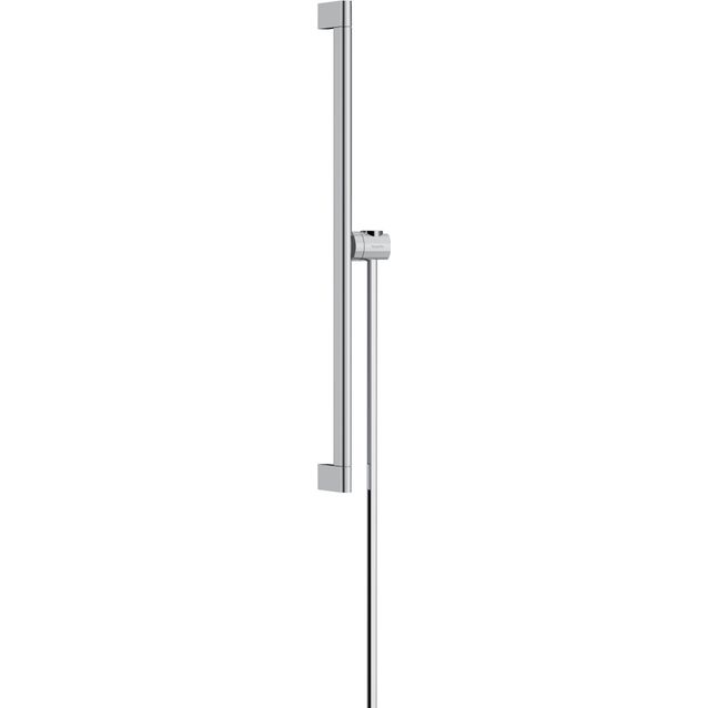 hansgrohe Unica suihkutanko S Puro 65 cm easy slide liu'ulla ja isiflex suihkuletkulla 160 cm