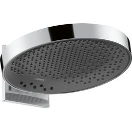 Yläsuihku Hansgrohe Rainfinity 360 3jet PowderRain, piiloasennus seinään iBoxilla, kromi