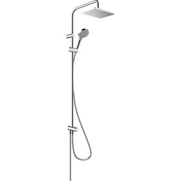 Sadesuihkusetti Hansgrohe Vernis Shape Showerpipe 230 1jet Ecosmart, Reno, kromi