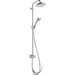 Sadesuihkusetti Hansgrohe Croma Showerpipe 220 Air 1jet Reno ilman hanaa, kromi