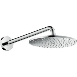 Yläsuihku Hansgrohe Raindance S 240 PowderRain 1jet, seinäsuihkuputki 39 cm, piiloasennus, kromi