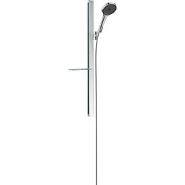 Suihkusetti Hansgrohe Rainfinity 130 3jet PowderRain EcoSmart, tanko 90 cm, saippua-alusta, kromi